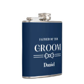 Met Vinyl Omwikkelde Flask-Vader van de Bruidegom Heupfles (Rechts)
