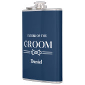 Met Vinyl Omwikkelde Flask-Vader van de Bruidegom Heupfles (Links)