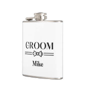 Met Vinyl Omwikkelde Fles-Bruidegom Fles Heupfles (Links)