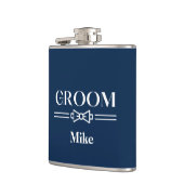 Met Vinyl Omwikkelde Fles-Bruidegom Heupfles (Links)