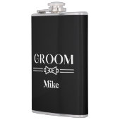 Met Vinyl Omwikkelde Fles-Bruidegom Heupfles (Links)