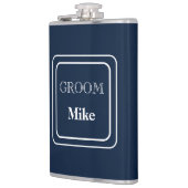 Met Vinyl Omwikkelde Fles-Bruidegom Heupfles (Links)
