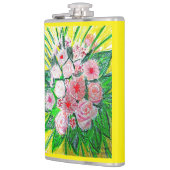 Met vinyl omwikkelde fles heupfles (Links)