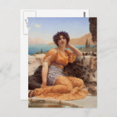 Met Violets Wreathed en Robe van Saffron Hue Briefkaart (Voorkant / Achterkant)