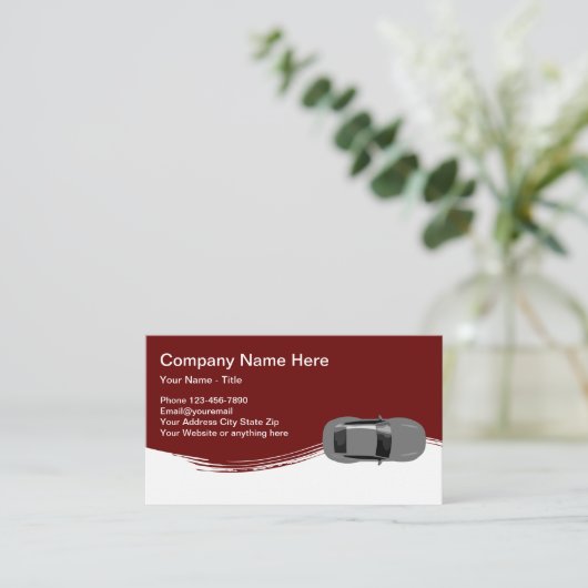 Met Visitekaartjes gelijkgestelde auto's (Staand voorkant)