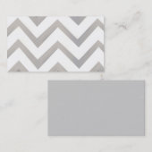 met visitekaartjes geverfde chevron - strepen (Voorkant / Achterkant)