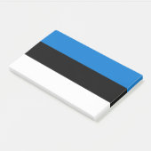 Met vlag van Estland Post-it® Notes (Schuin)