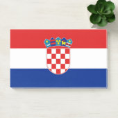 Met vlag van Kroatië Post-it® Notes (Kantoor)