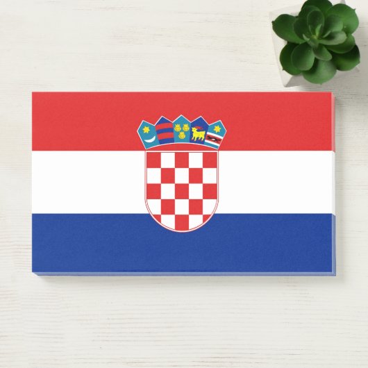 Met vlag van Kroatië Post-it® Notes (Kantoor)