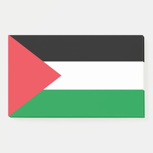 Met vlag van Palestina Post-it® Notes (Voorkant)