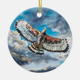 Met vleugels als adelaars - keramisch ornament