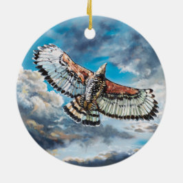 Met vleugels als adelaars - keramisch ornament