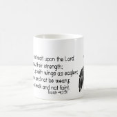 Met vleugels als adelaars koffiemok (Center)