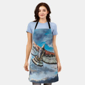 Met vleugels als adelaars - schort (Gedragen)