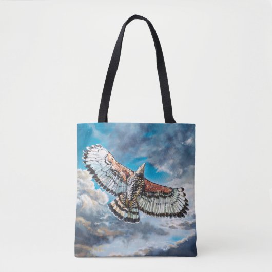 Met vleugels als adelaars - tote bag (Voorkant)