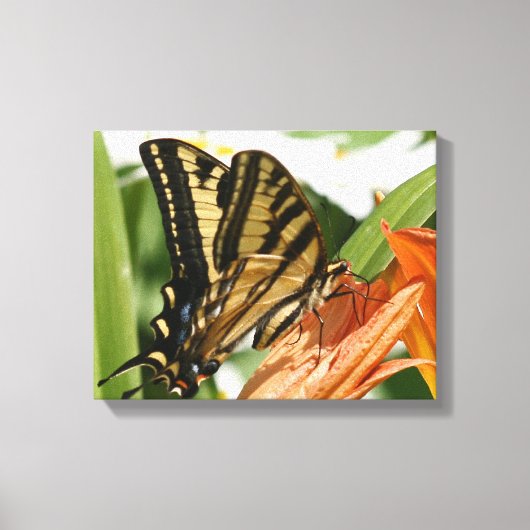 Met vlinder omwikkeld canvas afdruk (Voorkant)