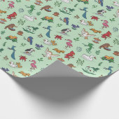 Met vogels gelijkgesteld verpakkingspapier cadeaupapier (Hoek)