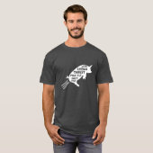 Met voldoende stuwkracht vliegen varkens t-shirt (Voorkant volledig)