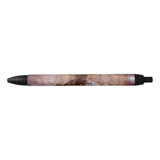 Met volledige stoom aan zwarte inkt pen (Voorkant)