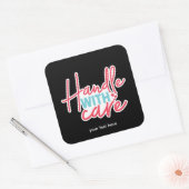 Met voorzichtigheid hanteren sticker (Envelop)