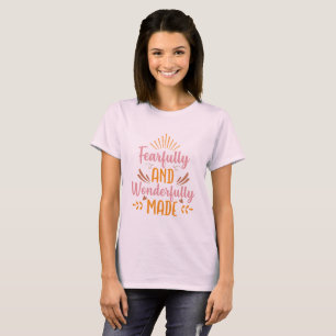 Met Vrees en Verwondering Geschapen T-shirt