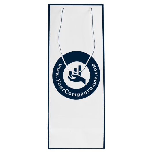 Met vriendelijke groet! Aangepast voor speciale ac Wijn Cadeautas (Achterkant)