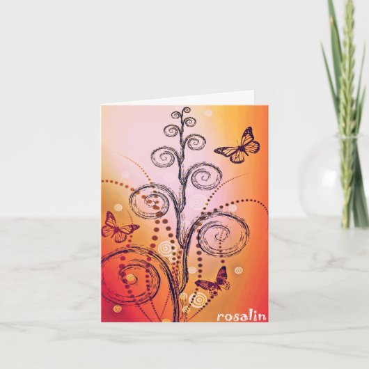 Met vriendelijke groet bedankkaart (Voorkant)