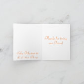 Met vriendelijke groet bedankkaart (Binnen)