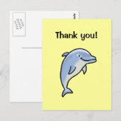 Met vriendelijke groet! (dolfijn) briefkaart (Voorkant / Achterkant)