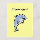 Met vriendelijke groet! (dolfijn) briefkaart (Voorkant)