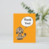 Met vriendelijke groet! (Grappige hond) Briefkaart (Staand voorkant)