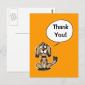 Met vriendelijke groet! (Grappige hond) Briefkaart (Voorkant / Achterkant)
