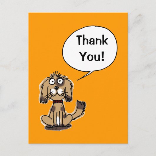 Met vriendelijke groet! (Grappige hond) Briefkaart (Voorkant)