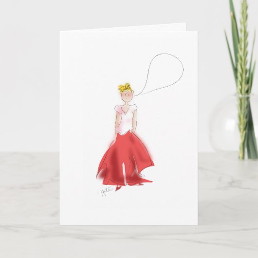 Met vriendelijke groet. Ik ben sprakeloos Bedankkaart (Voorkant)