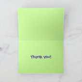 Met vriendelijke groet! - Kikkers met hart Bedankkaart (Binnen)