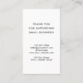 Met vriendelijke groet! Klein bedrijf Logo Moderne Kortingskaartje (Achterkant)