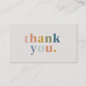 Met vriendelijke groet! Klein bedrijf Logo Moderne Kortingskaartje (Voorkant)