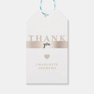 Met vriendelijke groet! Modern Salon GoldGift- Cadeaulabel