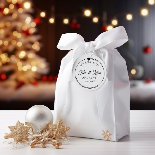 Met vriendelijke groet! Mr & Mrs Circle Wood Art S Rubberstempel