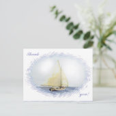 Met vriendelijke groet! Sailing beroemd gemaakt do Briefkaart (Staand voorkant)