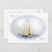 Met vriendelijke groet! Sailing beroemd gemaakt do Briefkaart (Voorkant / Achterkant)