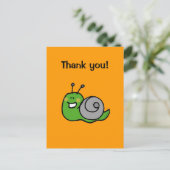 Met vriendelijke groet! (snail) briefkaart (Staand voorkant)