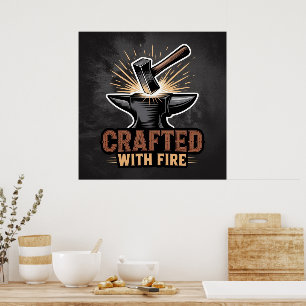 Met Vuur Gemaakt – Ambachtelijke Kunst Poster