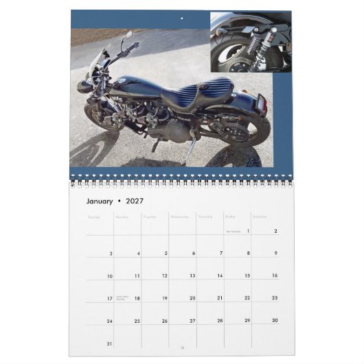 Met W3-motorkalender 2016 Kalender (Jan 2027)