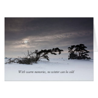 Met warme herinneringen kan geen winter koud zijn