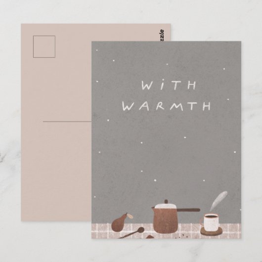 Met Warmtemietend Briefkaart (Voorkant / Achterkant)