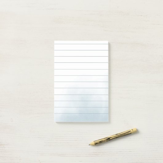 met waterverf gevoerd post-it® notes (Op bureau)