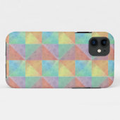 Met waterverf gevulde driehoek geometrisch patroon Case-Mate iPhone case (Achterkant (horizontaal))