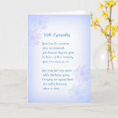 Met Wenskaart van de Poëzie van de Sympathie het Kaart (Gele Bloem)