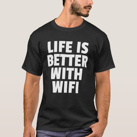 Met WiFi T-shirt (Voorkant)
